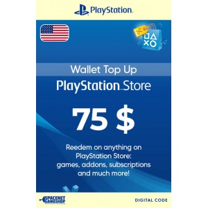 PSN Card $75 USD [US]